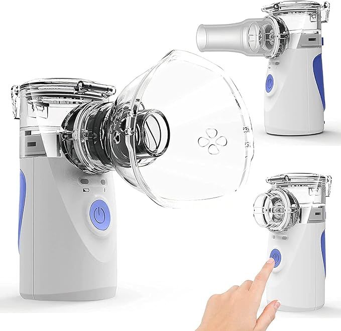 Portable Mesh Nebulizer – Handheld USB Inhaler for Adults & Children