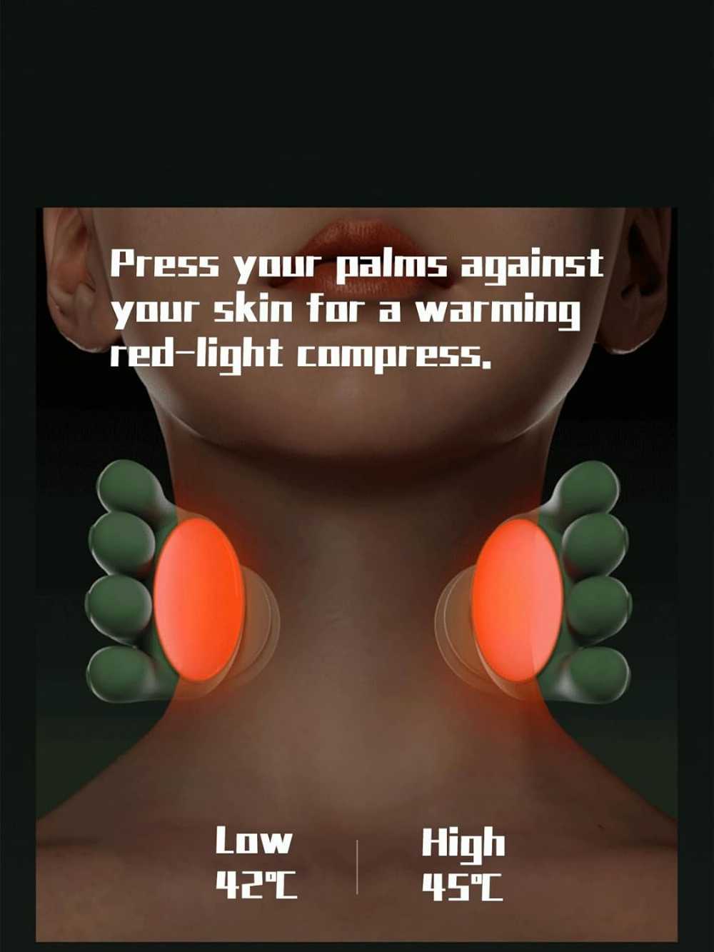 4D Smart Neck & Back Massager – Deep Tissue Kneading Massage with Heat