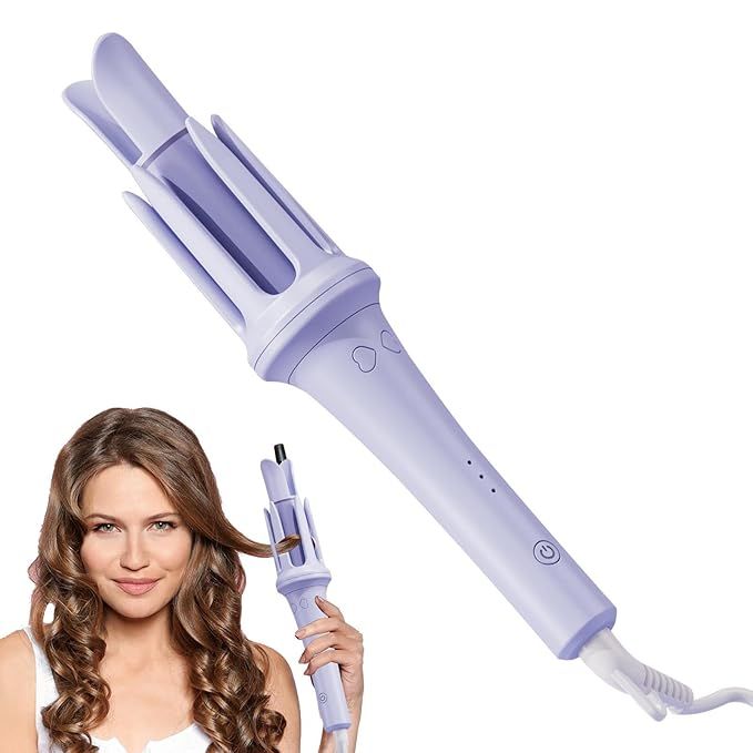 Automatic Curling Iron – One-Touch Hair Curler with 3 Heat Settings