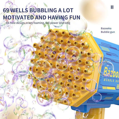 Rocket Boom Bubble Gun – Automatic Bubble Blaster for Kids