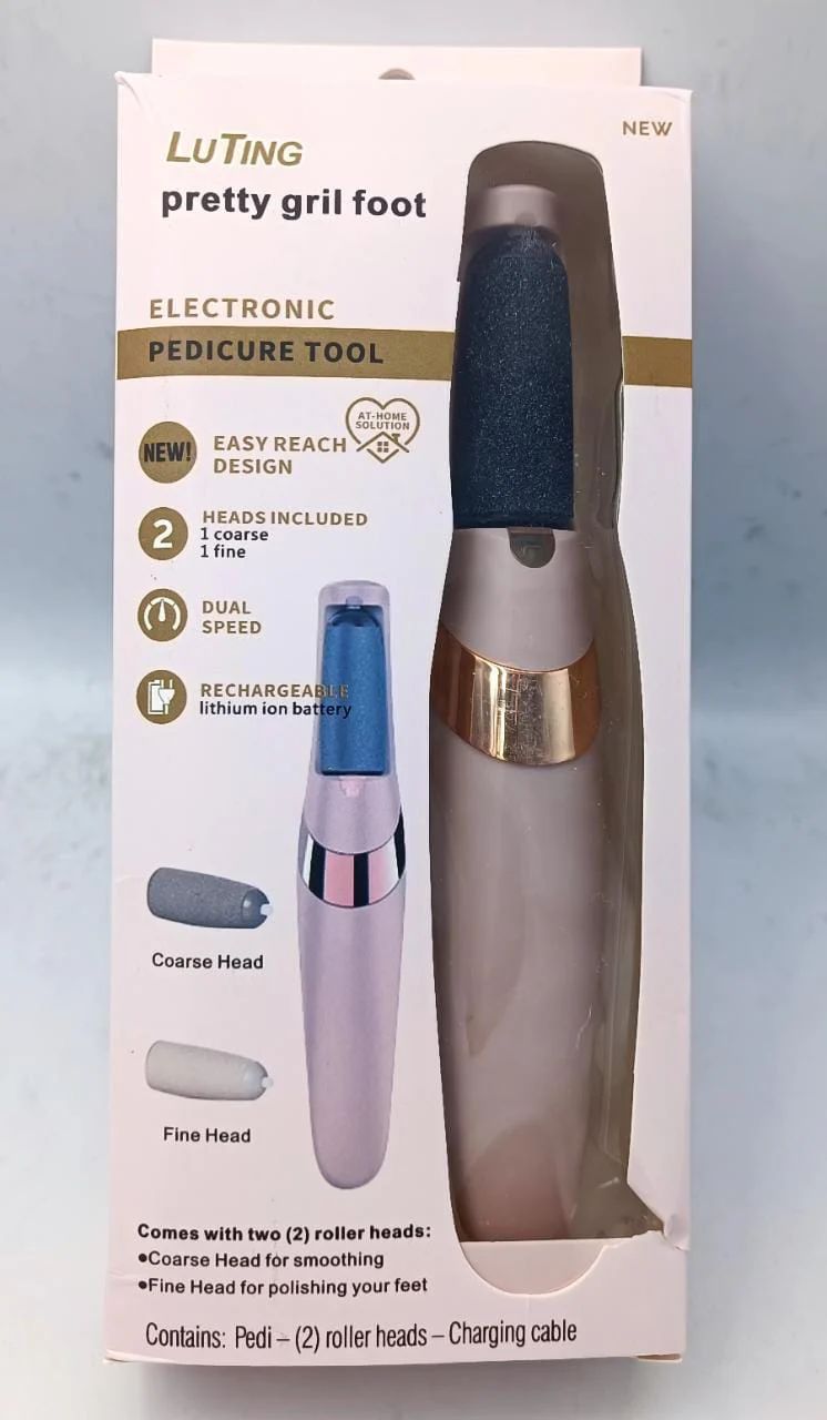Electric Pedicure Foot File – Rechargeable Callus Remover