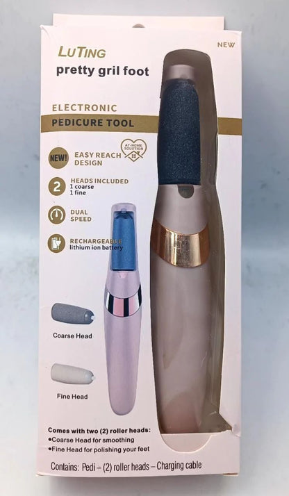Electric Pedicure Foot File – Rechargeable Callus Remover