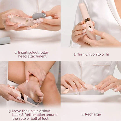 Electric Pedicure Foot File – Rechargeable Callus Remover