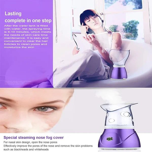 Facial Care Steamer – Nano Ionic Face Sauna & Deep Cleansing Device