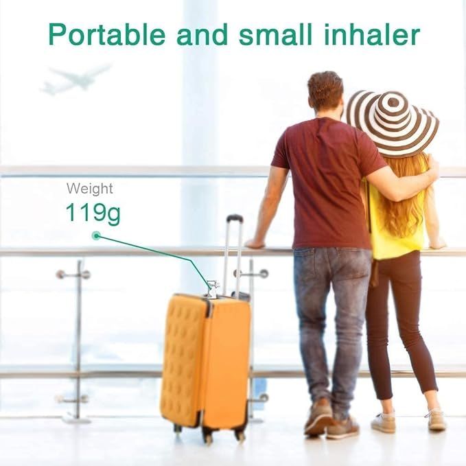 Portable Mesh Nebulizer – Handheld USB Inhaler for Adults & Children