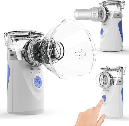 Portable Mesh Nebulizer – Handheld USB Inhaler for Adults & Children