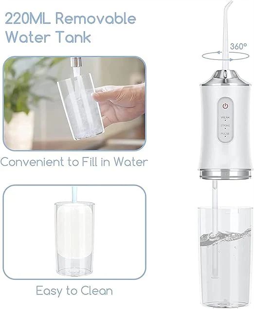 Portable Oral Irrigator – USB Rechargeable Dental Water Flosser