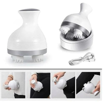 Electric Scalp Massager – Wireless Head Massage Device