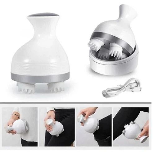 Electric Scalp Massager – Wireless Head Massage Device