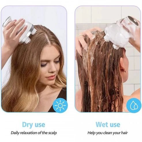 Electric Scalp Massager – Wireless Head Massage Device