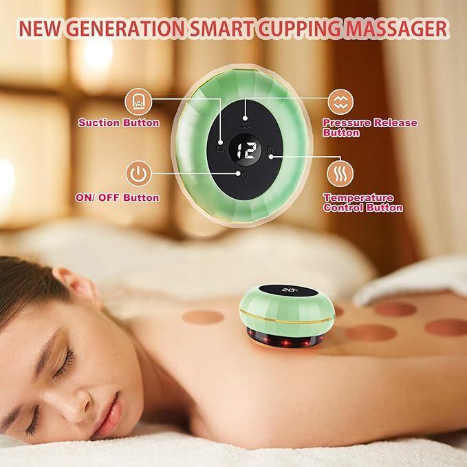 Smart Cupping Massager – 5-in-1 Electric Vacuum Therapy Device